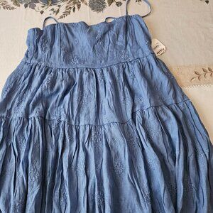 NWT Altar'd State Blue Baby Doll Dress